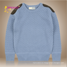 fábrica directa al por mayor de niños suéter de moda de punto suéter simple bebé niño suéter diseños